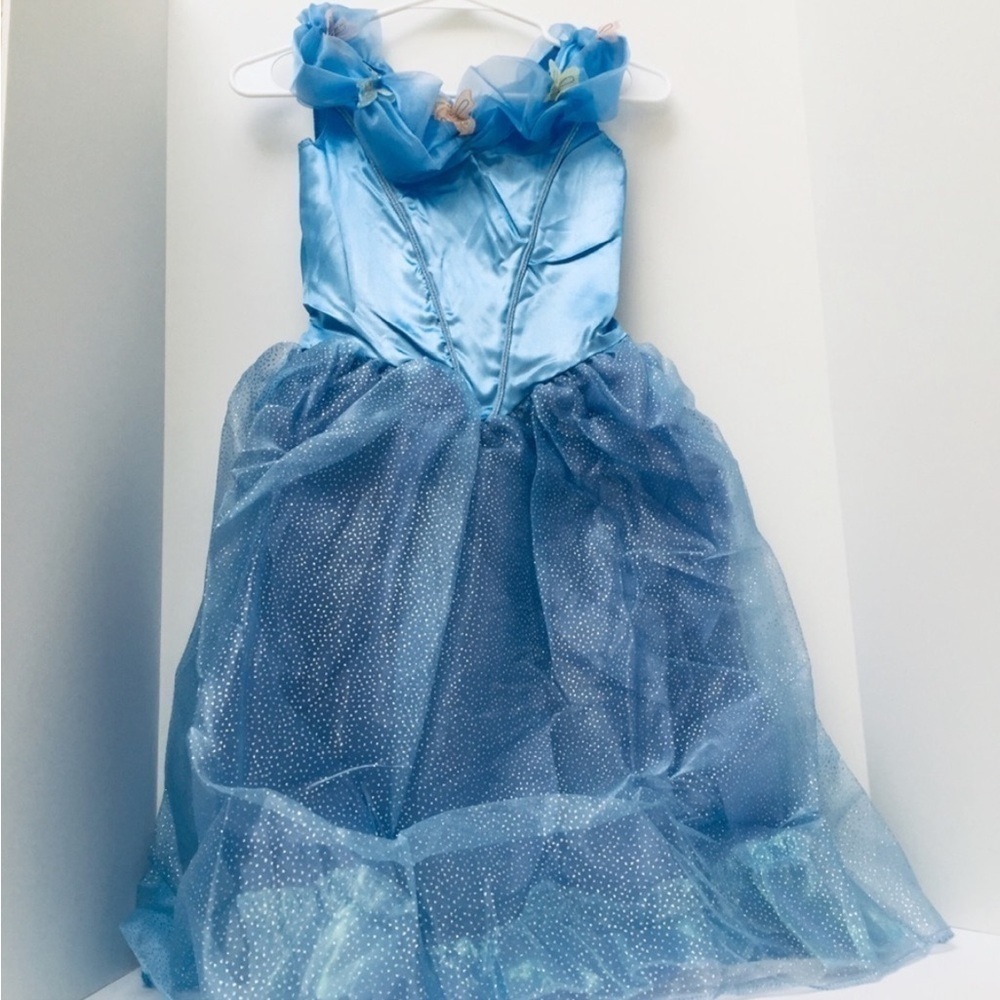 NWT Cinderella Disney Blue Halloween Costume M ( 7-8) - Picture 4 of 8